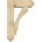 Ekena Millwork Merced Arts and Crafts Rough Sawn Bracket w/ Offset Brace, Douglas Fir, 8"W x 24"D x 36"H BKT0806X24X36MRC03RDF - alternate 3